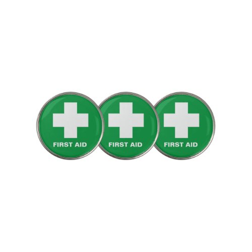 First Aid  Emergency Doctors Golf Ball Marker