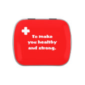 First Aid Jelly Belly Candy Tin (Top)