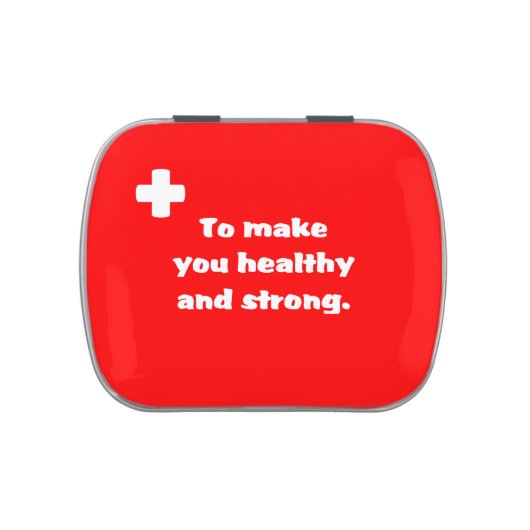 First Aid Jelly Belly Candy Tin (Top)