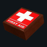 First Aid Keepsake Box<br><div class="desc">Use this beautiful wooden jewelry box as your first aid box !</div>