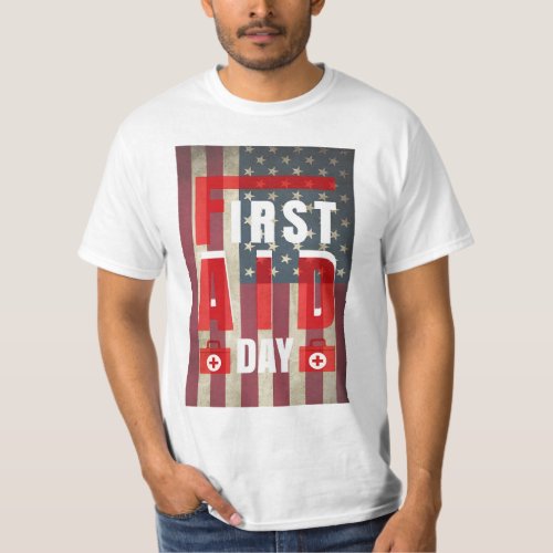 first aid kit band flag T_Shirt