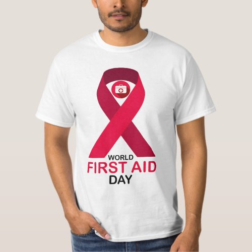 first aid kit First Aid Day T_Shirt