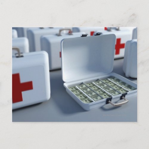 First Aid Kit Postcard
