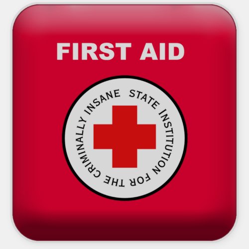 First Aid Kit Props Sticker
