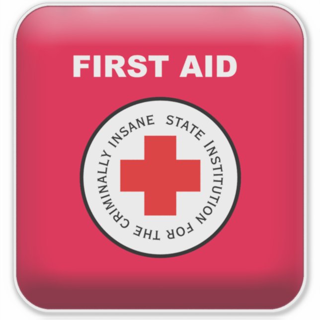 First Aid Kit Props Sticker (Front)