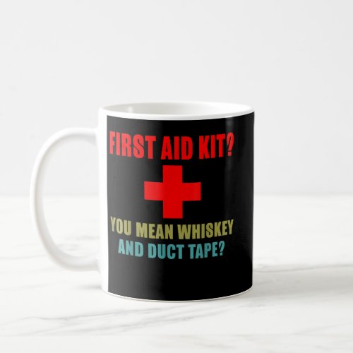 First Aid Kit Whiskey Coffee Mug