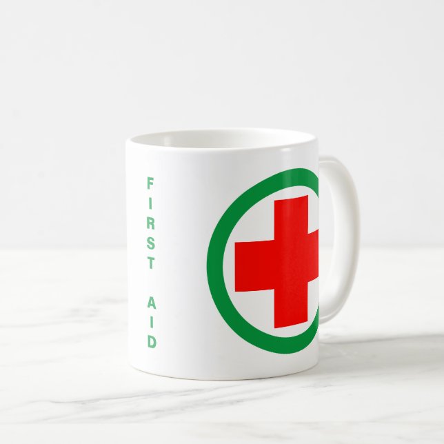 First Aid - Medic - Ambulance, Help Coffee Mug (Front Right)