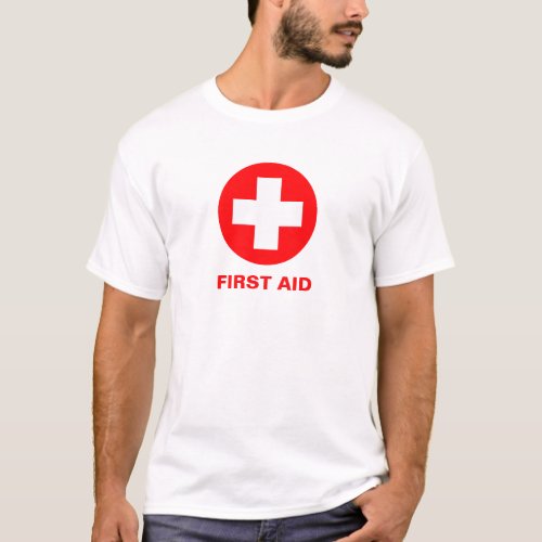 First Aid _ Medic Cross _ Ambulance Help T_Shirt