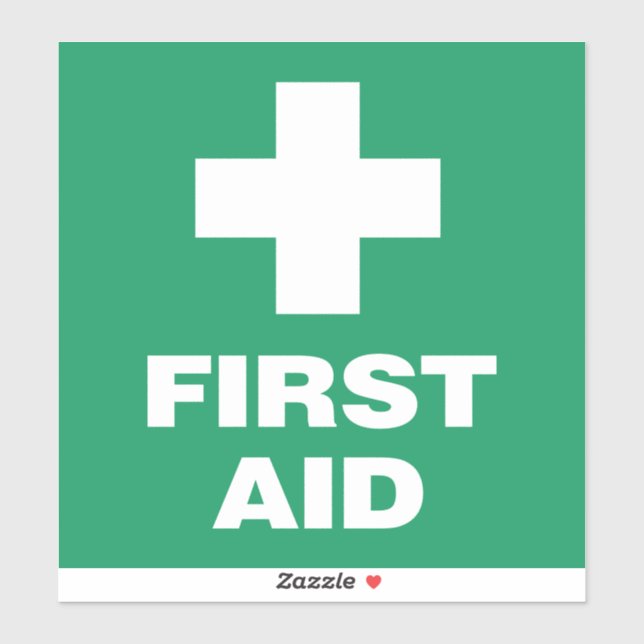 First Aid Sticker (Sheet)
