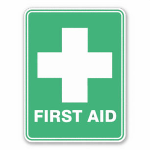 First Aid Sticker Portrait