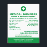 First Aid Symbol, General Practitioner, Nurse Flyer<br><div class="desc">First Aid Symbol,  General Practitioner,  Nurse,  Advertising Flyers By The Business Card Store.</div>