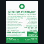 First Aid Symbol, Pharmacy, Pharmacists Advert Flyer<br><div class="desc">First Aid Symbol,  Pharmacy,  Pharmacists Advertising Flyers By The Business Card Store.</div>