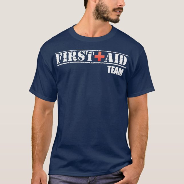 First Aid   Team First Aid T  EMS Event Medic T-Shirt (Front)