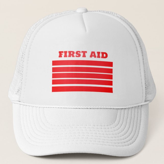 FIRST AID TRUCKER HAT (Front)