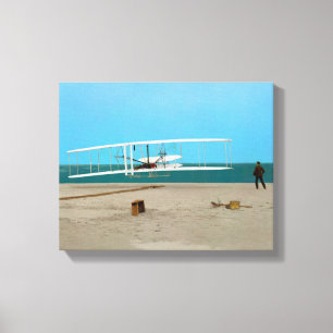 First Airplane Flight Wright Brothers Canvas Print