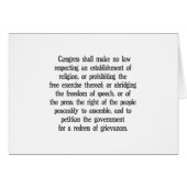 First Amendment (Front Horizontal)