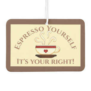 First Amendment: Espresso Yourself Air Freshener