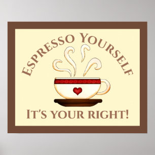 First Amendment: Espresso Yourself Poster