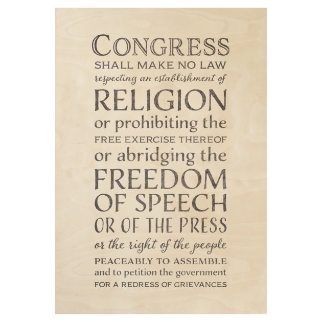 first amendment freedom of speech clause citation