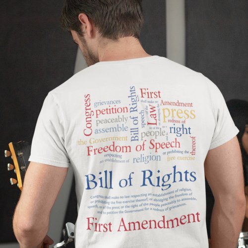 First Amendment Freedom of Speech Free Press T_Shirt