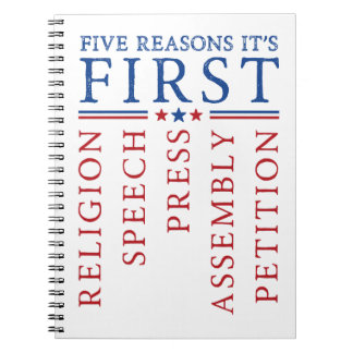 First Amendment Freedom of Speech Protest Rally Notebook