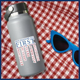 First Amendment Freedom of Speech Vinyl Cut Sticker