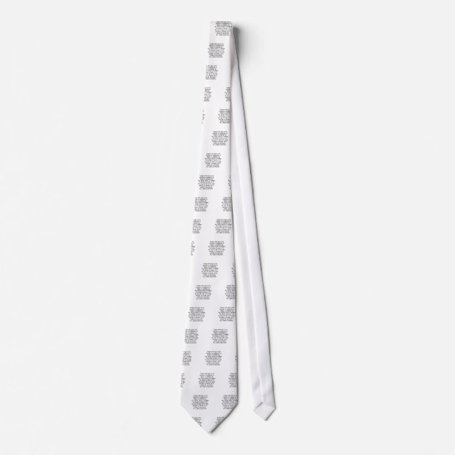 First Amendment Neck Tie (Front)