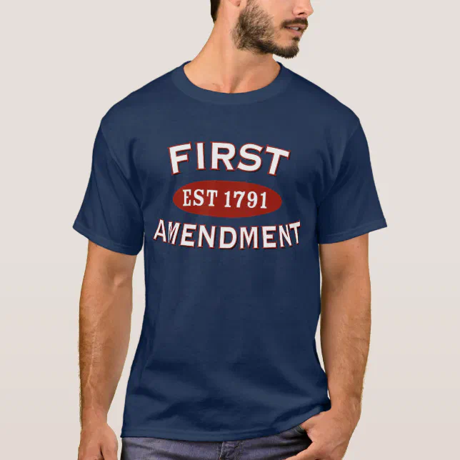 2nd Amendment Proud Pro Gun Rights Activist Slogan Tee - Unisex Crewneck Short Sleeve T-Shirt
