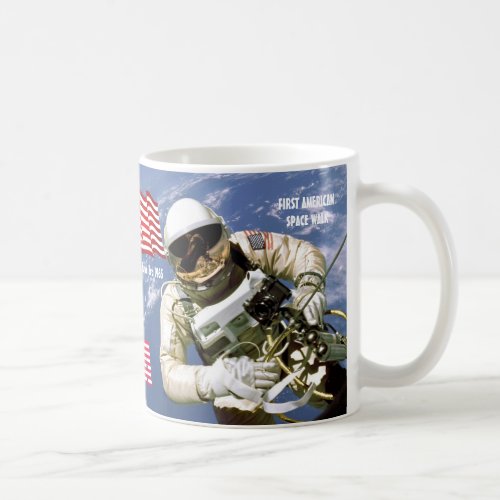 First American Astronaut Space Walk Coffee Mug