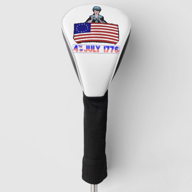 FIRST AMERICAN FLAG GOLF HEAD COVER (Front)