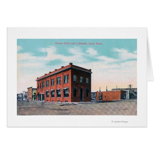 First and I Street CornerLind, WA Cards (Front Horizontal)
