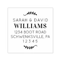 Last Name Address Stamp