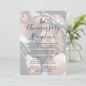 First Anniversary Wedding Reception Photo Overlay Invitation (Standing Front)