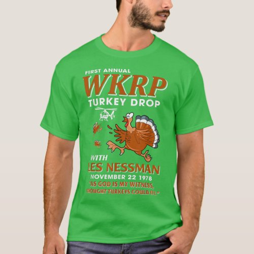 First Annual Turkey Drop 22nd November Thanksgivin T_Shirt