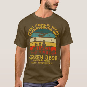 First Annual Wkrp Thanksgiving Day Turkey Drop Vin T-Shirt