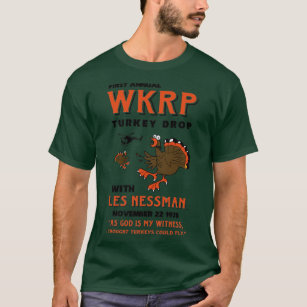 First Annual WKRP Turkey Drop  T-Shirt