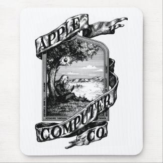 First Apple logo Mouse Pad