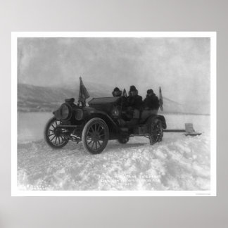 First Auto from Dawson to Whitehorse, Alaska 1912 Poster