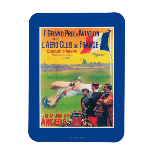 First Aviation Grand Prix Magnet (Vertical)