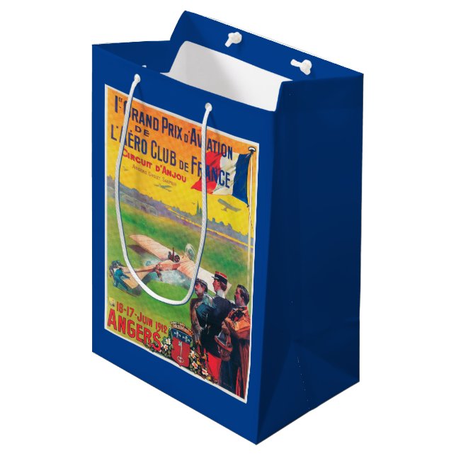 First Aviation Grand Prix Medium Gift Bag (Front Angled)