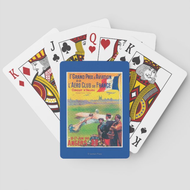 First Aviation Grand Prix Poker Cards (Back)