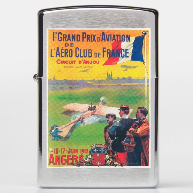 First Aviation Grand Prix Zippo Lighter (Front)