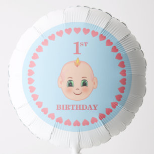 First baby birthday balloon
