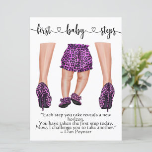 First Baby Steps Announcements