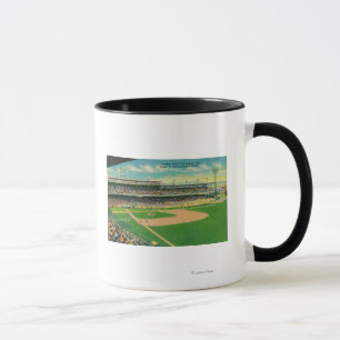 First Base Bleachers View of Crosley Field Mug