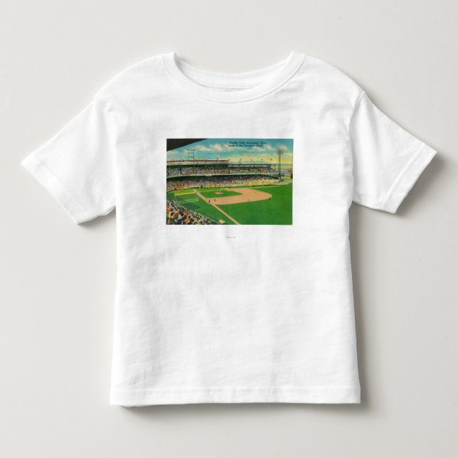 First Base Bleachers View of Crosley Field Toddler T-shirt (Front)