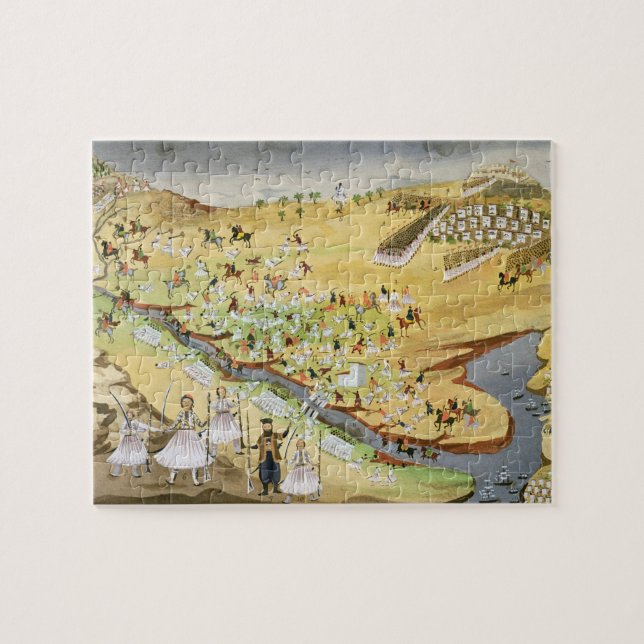 First battle between Greeks and Turks, at the Alam Jigsaw Puzzle (Horizontal)