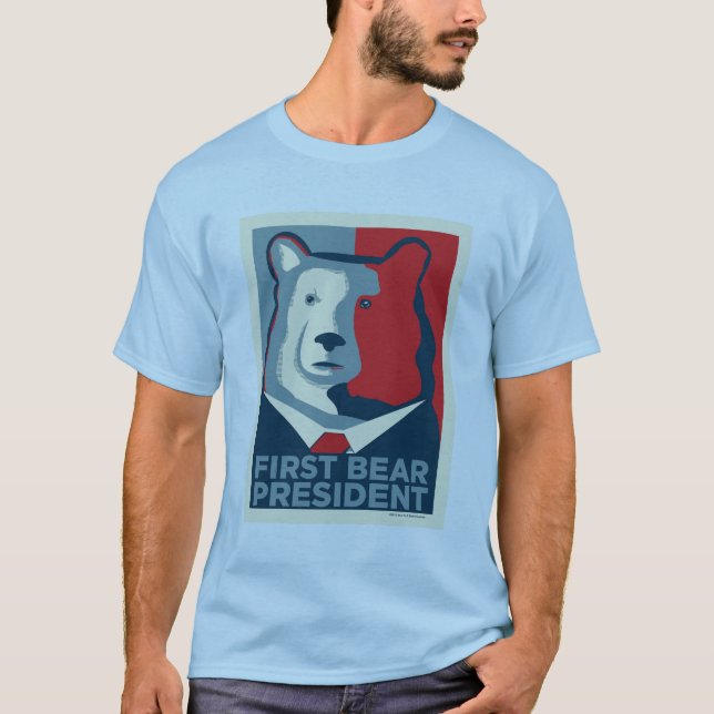 First Bear President Mens T-shirt (Front)