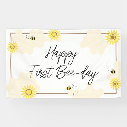 First Bee_Day Banner