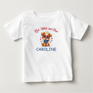 First Birthday 4th of July Baby & Toddler  T-Shirt